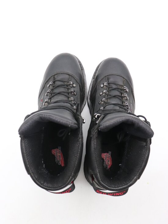 Red Wing 971 Truwelt Waterproof EH Men\'s 11 D Steel Toe Black Leather Work Boots main image 10